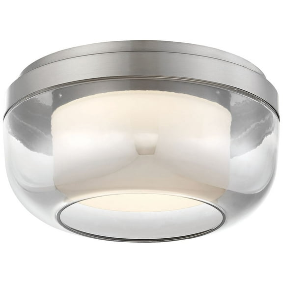 George Kovacs First Encounter 10" Wide Brushed Nickel LED Ceiling Light