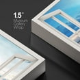 thumbnail image 4 of wall26 Canvas Print Wall Art Window View Sunset Cloudy Sky Ocean Beach Horizon Wilderness Nature Photography Realism Scenic Landscape Colorful Multicolor for Living Room, Bedroom, Office - 32"x4, 4 of 5