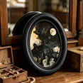 thumbnail image 6 of Picture Frame Oval Solid Wood Photo Holder Vintage Style Desktop Wall Decor for Living Room Bedroom and Home Ornament, 6 of 8