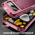 thumbnail image 3 of JTCASES for Google Pixel 8 Pro Case, Hybird PC TPU Anti-slip, Shockproof  Bumper, Military Drop Resistant, Rugged Heacy Duty Full Body Protective Shell for Google Pixel 8 Pro, Slim Fit, Rose, 3 of 7