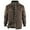 Brown, variant on Mens Winter Coat Casual Zip up Canvas Quilted Flannel Lined Jacket for Warmth and Comfort in Outdoor Daily Wear Mens Jackets Casual Stylish Brown L