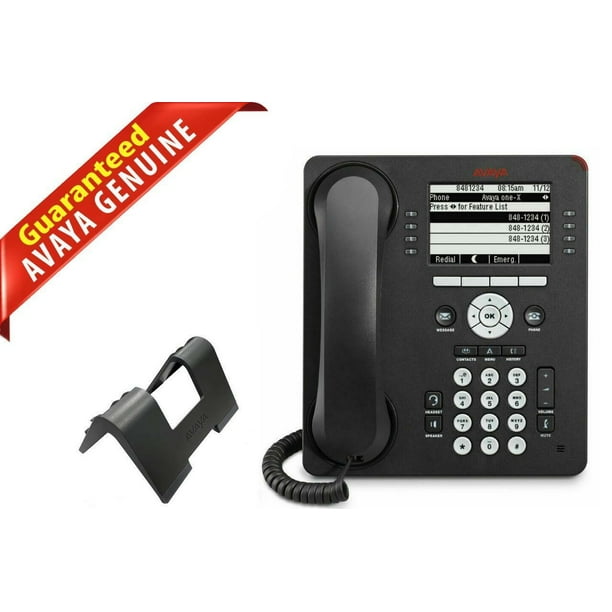 Avaya 9608 IP Display Phone With Text Keys (700480585) with stand