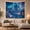 Northern Sky, variant on Spiral Galaxy Over Snow-Capped Peaks Mystical Celestial for Space Enthusiasts, Ethereal Cosmic Wall Art Housewarming Gift Tapestry Wall Hanging for Living Room and Bedroom