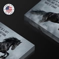thumbnail image 2 of Inspiring Black Horse Wall Art Poster Motivational Quote Print for Daily Encouragement Decor Bedroom Living Room Office Inspirational Wall Decor for Horse Lovers, 2 of 7