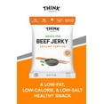 thumbnail image 2 of Think Jerky Sesame Teriyaki Beef Jerky, Grass-Fed High Protein Beef Jerky, Gluten Free, No Antibiotics or Nitrates, Healthy Chef Crafted Recipe, Low Calorie and Low Fat - 2.2 oz Bags, 8 Pack, 2 of 6
