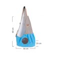 thumbnail image 4 of Bolsa de transporte para perros pequeños para gatos, bolsa de hombro transpirable para perros, mochila para perros pequeños con cojín de doble cara, correa ancha para el hombro, para perros pequeños (≤ 4 kg, marrón) oso de fresa Electrónica, 4 of 5