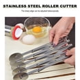 thumbnail image 3 of 7 Wheel Stainless Steel Pizza Wheel Cutter Adjustable Dough Divider for Pastry Pizza Pasta Cakes Cookies Kitchen Baking Tool, 3 of 7