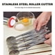 thumbnail image 3 of Divisor de masa,7 Ruedas Cuchillo de pizza de acero inoxidable Cortador de cuchillas Divisor de masa Tomshoo  7 ruedas, 3 of 7