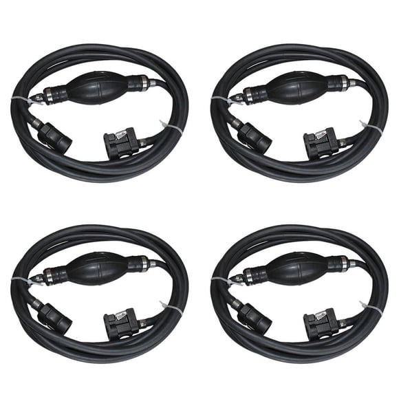 4X 300CM Boat Fuel Line Hose 6mm Gas Hose Connector Outboard Boat Engine Petrol Tank Connectors Kit for Motor