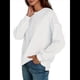 thumbnail image 2 of Suéteres Extragrandes para Mujer, de Larga, con de Murciélago, para Otoño, Cuello Redondo, Informal, de Punto, con Abertura Lateral. XXL, 2 of 8
