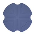 thumbnail image 2 of Almohadilla de silicona resistente al calor para freidora de aire, ligera, fácil de limpiar, resistente al calor, protector de encimera para hornos de azul, 2 of 8