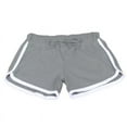 thumbnail image 2 of Fysho Women Drawstring Shorts Casual Color Block Elastic Waist Quick Drying Short Pants, 2 of 3