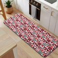thumbnail image 5 of Red and Black Christmas Love Pattern Kitchen Rug Mat,Kitchen Runner Rugs Non Skid Washable,Decorative Kitchen Floor Mats for Kitchen,Sink,Laundry,17"x47.2", 5 of 7