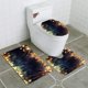 thumbnail image 1 of ABPHQTO Fuegos artificiales en año nuevo Juego de alfombras de baño de 3 piezas Alfombra de baño Alfombra de contorno y tapa de inodoro, 1 of 2