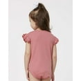 thumbnail image 3 of Rabbit Skins Infant Flutter Sleeve Baby Rib Bodysuit, 3 of 5