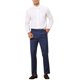 thumbnail image 2 of Pantalones de rayas Inspire Chic para hombre, corte slim, pantalones formales de frente plano, 36 azul, 2 of 5