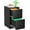 2 Drawer-Black, variant on SOLAURA 3 Drawer Mobile File Cabinet with Lock & Wheels, Fully Assembled Rolling Filing Cabinet Except Casters, Under Desk Metal Storage for Office, Fits Legal/Letter/A4 Size(Assembled, Black)