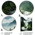 thumbnail image 3 of Designart "Misty Mornings in Canada" Canada Metal Wall Art Prints, 3 of 5
