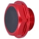 thumbnail image 3 of Tapa de aceite de motor, cubierta de llenado de aceite anodizado de aleación de aluminio, accesorio de repuesto para coche, color rojo, 3 of 5