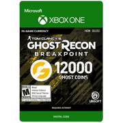 GHOST RECON BREAKPOINT: 9600 (+2400 BONUS) GHOST COINS, Ubisoft, Xbox [Digital Download]