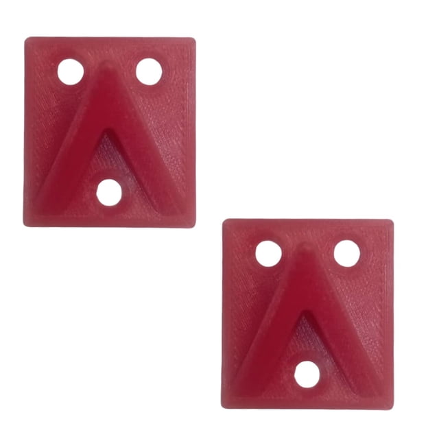 Gancho Organizador para Ropa GanLuxRed 2 Pzs Chico 3.4x3.5cm Red.