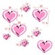 thumbnail image 2 of 20 piezas de decoraciones para el Día de San Valentín para fiestas: set de decoración con forma de corazón y espiral., 2 of 5
