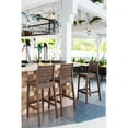 thumbnail image 3 of 42.5" Brown Solid Refined Patio Bar Stool, 3 of 8