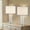 Nickel, variant on Maxax Glass Table Lamps Set of 2, 3-Way Dimmable 23.75" Nightstand Lamp with Oatmeal Fabric Shade for Living Room Bedroom
