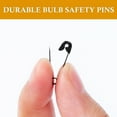 thumbnail image 4 of Metal  Pins,  Pins Bulk, 100 Pack, Small  Pins, Black  Pins for Brooch Badge Clothes Sewing DIY Craft, 4 of 8