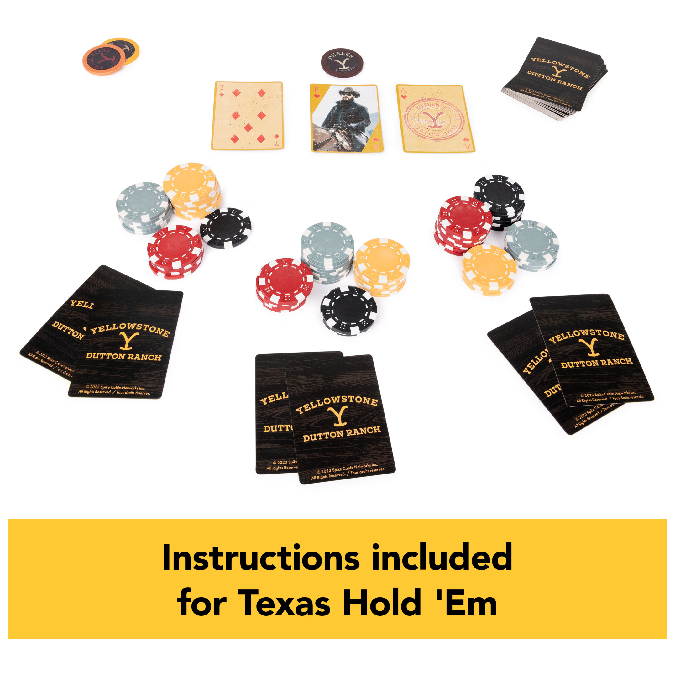 Spin Master Yellowstone Poker Set (200-Piece) photo 6