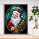 thumbnail image 1 of 5D DIY taladro redondo completo pintura de diamante Santa Kit decoración del hogar arte artesanal JShteea El nuevo, 1 of 9