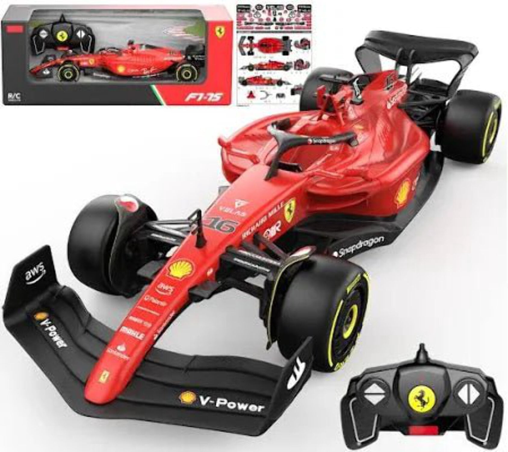 1:18 Ferrari F1-75 Model RC Car 2.4G