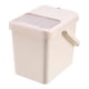thumbnail image 4 of Cubo recolector de residuos de té con asa, blanco, fácil de limpiar, contenedor de residuos 10 L, 4 of 8