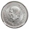 thumbnail image 2 of 1953 Mexico Silver 5 Pesos Hidalgo MS-62 NGC, 2 of 3