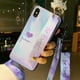 thumbnail image 1 of Funda con soporte de teléfono para Samsung galaxy S21 Ultra S20 FE S8 S9 S10 S20 plus NOTE 9 10 20, funda de TPU colgante con correa para la muñeca, 10x Fivean unisex, 1 of 2