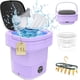 thumbnail image 1 of Lavadora portátil kwiwis Mini plegable 11L Púrpura, 1 of 6