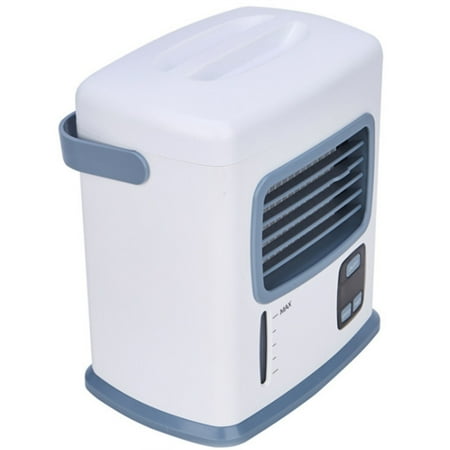 

Hfyihgf Mini 3 In 1 Evaporative Air Coolin G Cooler - Personal Portable Air Conditioner Fan W/12H Timer A Djustable Wind Direction W/2 Speeds 500ML Water Tank