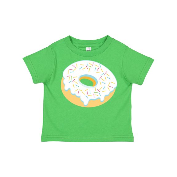 Inktastic White Donut with Sprinkles Boys or Girls Toddler T-Shirt