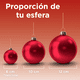 thumbnail image 2 of Esferas De Navidad Importadora La Merced 10 cm Paquete 20 Pz Dorado Rojo Brillante Plástico Alta Resistencia, 2 of 5
