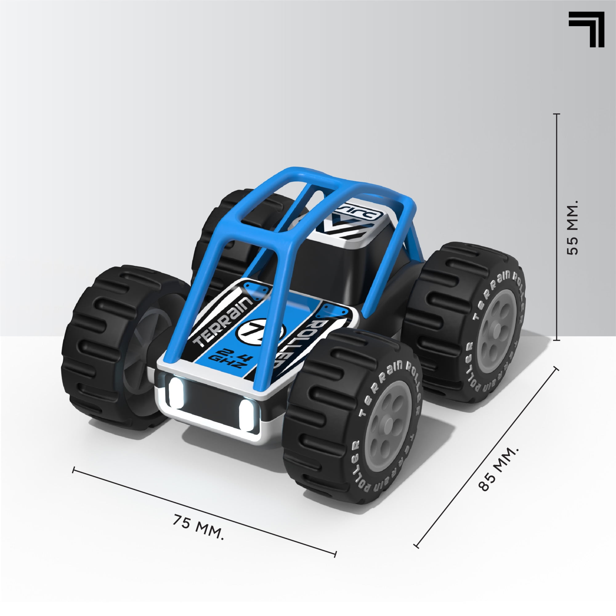 Sharper Image® Toy RC Body Shop Remote Control Demolition Car 2 Pack with  Pop-on Parts, 2.4 GHz Long Range Wireless Control, Blue/Red, Age 6+ 