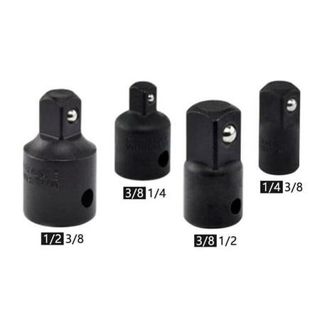 

4PC Black Sleeve Sleeve Conversion Head Steel Ball Conversion Head Mutual Conversion Joint