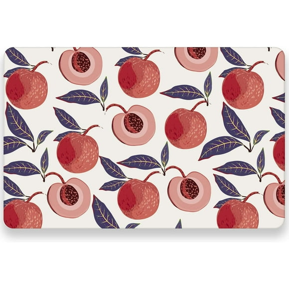 shiyou-50 Pack Paper Place Mats, Peach Design Disposable Paper Placemat for Kitchen, Dining, Spring DecorationParty - 11 x 17 Inches