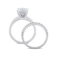 thumbnail image 7 of Everly Women's Sapphire 10k White Gold Bridal Set, 7 of 7