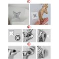 thumbnail image 5 of Gancho con forma de animal, ganchos para abrigos, llavero de pared, exquisito gancho decorativo para ropa, sombreros, albornoces, toallas (tamaño cabra, color: oro negro), 5 of 5