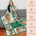 thumbnail image 3 of Dad Gifts Blanket Custom Blanket with Photos Text Personalized Best Dad Ever Pictures Collage Throw Blanket Customized Father's Day Birthday Gifts for Dad Father Papa, 3 of 6