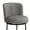 Mid Gray- Fabric, variant on MultiHaven 25.8" Upholstered Swivel Bar Stool Set of 2,Counter Height Chair with Ergonomic Footrest for Kitchen Island - Beige Fabric