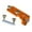 Orange, variant on Vsenkes Aluminum Profile Tapping Guide Accurate Drill Guide Single Hole Punching Jig Black