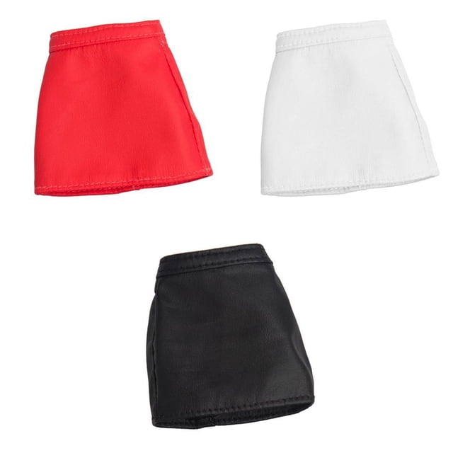 3 Uds de material cuero PU 1/6 para de Femenina de Accesorios de Bricolaje