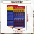 thumbnail image 3 of Under $2 Wall-Mounted Pencil Holder - Elastic Storage Pocket Holds 30 Pens for Office & Workspace, Pencil Case, Pencil Pouch, Blue, by Goohae, 3 of 9