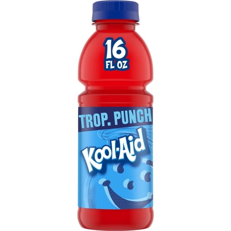 Kool-Aid Tropical Punch Artificially Flavored Soft Drink, 16 fl oz Bottle